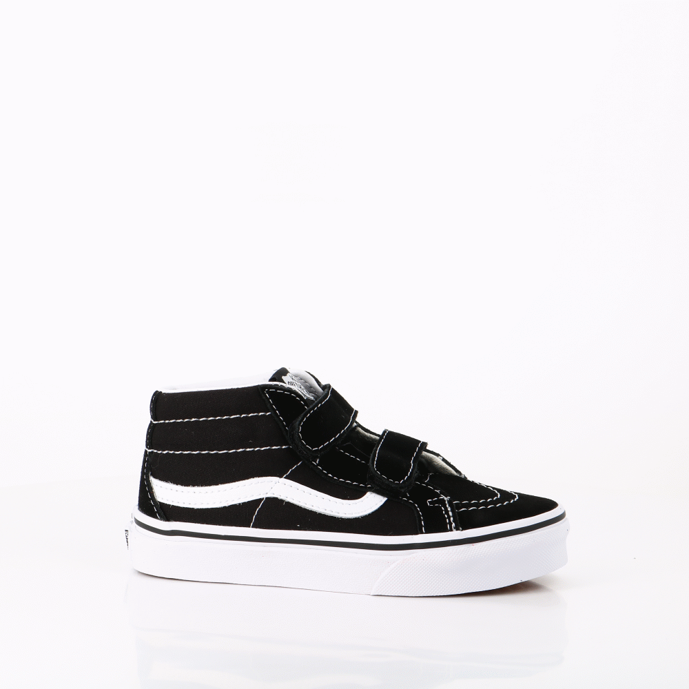 Nice Shoes Vans vans enfant sk8 mid reissue v black true white noir