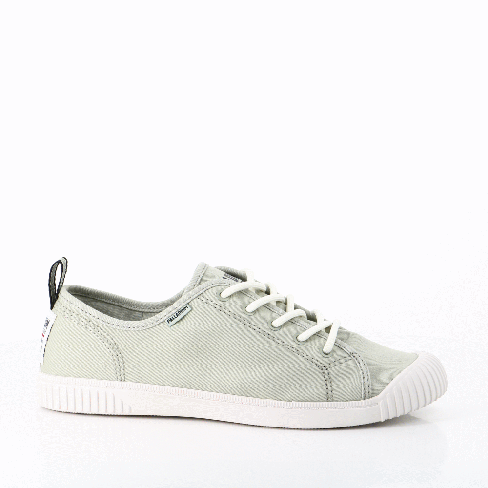 Nice Shoes Palladium palladium easy lace canvas desert sage vert