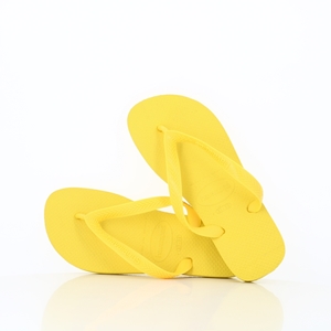 LES TROPEZIENNES BOUCLE TAN HAVAIANAS TOP CITRUS YELLOW:JAUNE