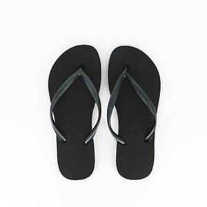 BIRKENSTOCK ARIZONA SANDCASTLE HAVAIANAS SLIM BLACK:NOIR