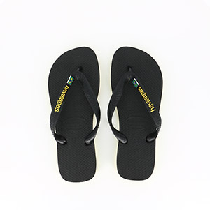 HAVAIANAS ENFANT TOP MARINE BLUE HAVAIANAS BRASIL LAYERS BLACK:NOIR