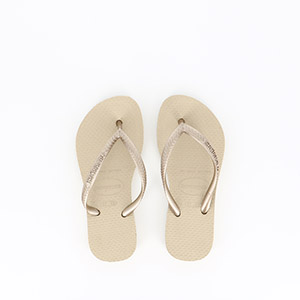 REEF NEWPORT TAN HAVAIANAS ENFANT SLIM SAND GREY LIGHT GOLDEN:OR