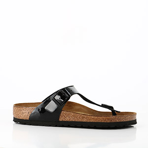 BIRKENSTOCK GIZEH CUIR SOFT PINK BIRKENSTOCK GIZEH BF VERNIS NOIR:NOIR