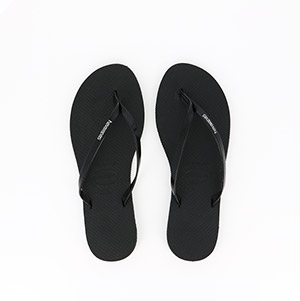 LES TROPEZIENNES HARRY LEOPARD OR HAVAIANAS YOU METALLIC BLACK