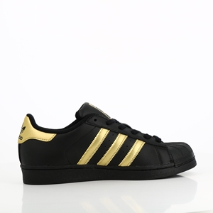 adidas Originals SUPERSTAR Noir / Blanc - Chaussures Baskets