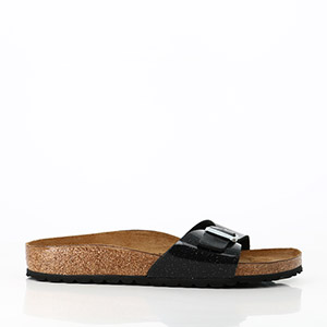 REQINS MOCASSINS NORA PEAU NUIT BIRKENSTOCK MADRID MAGIC GALAXY BLACK:NOIR