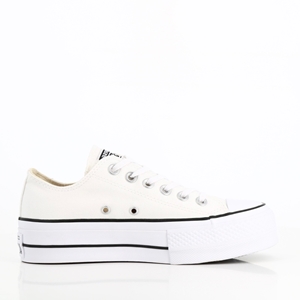 NO NAME PUNKY JOGGER CARBONE GREY CONVERSE CHUCK TAYLOR ALL STAR LIFT CANVAS LOW TOP WHITE BLACK WHITE:BLANC