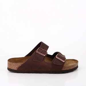 LES TROPEZIENNES HIRONDEL NOIR OR BIRKENSTOCK ARIZONA SFB CUIR HABANA:MARRON
