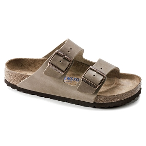 BIRKENSTOCK GIZEH TABACCO BROWN BIRKENSTOCK ARIZONA SFB CUIR TABACCO BROWN:MARRON