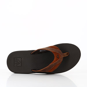 THE HOFF IDAHO REEF LEATHER FANNING BRONZE:MARRON