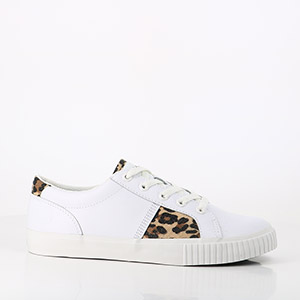 LES TROPEZIENNES HIKANO OR CRAQUELE TIMBERLAND TENNIS SKYLA BAY:BLANC