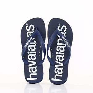 HAVAIANAS YOU MALTA METALLIC GOLDEN HAVAIANAS TOP LOGOMANIA NAVY BLUE:BLEU
