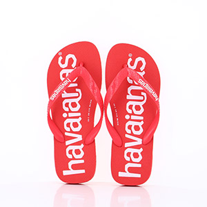 THE HOFF ROTTERDAM HAVAIANAS TOP LOGOMANIA RUBY RED:ROUGE