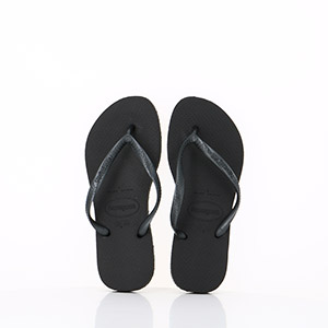 LES TROPEZIENNES HANDIAMO BLANC MULTI HAVAIANAS ENFANT SLIM BLACK:NOIR