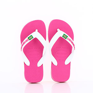 LES TROPEZIENNES DECLIC  HAVAIANAS ENFANT BRASIL LOGO HOLLYWOOD:ROSE