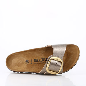 FITFLOP OPUL TONGS STRASS LATTE TAN BIRKENSTOCK MADRID BF BIG BUCKLE GRACEFUL TAUPE:CUIVRE