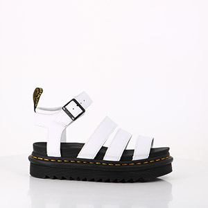 HAVAIANAS BRASIL LOGO CRYSTAL ROSE DR MARTENS BLAIRE CUIR WHITE HYDRO LEATHER:BLANC