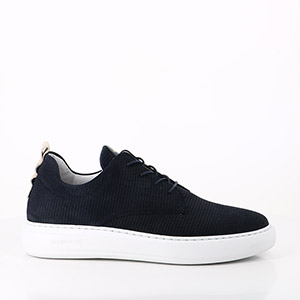 MEDUSE BEBE SKIPPY MARINE BLANC SCHMOOVE BUMP DERBY SUEDE PRINT AZUL:BLEU