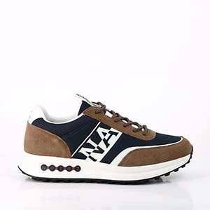 BIRKENSTOCK ARIZONA SOFT PECAN VEGAN NAPAPIJRI SLATE BROWN NAVY:MARRON