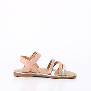 FITFLOP F MODE PLATFORM TISSEES PINK SALT LES TROPEZIENNES ENFANT INAYA NUDE:ROSE