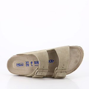 LES TROPEZIENNES HALFY OR BIRKENSTOCK ARIZONA SFB SUEDE FADED KHAKI:KHAKI