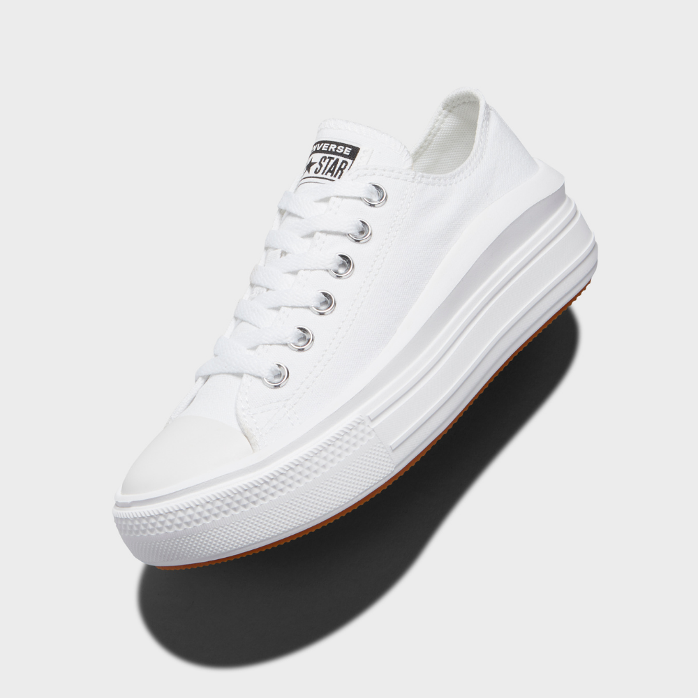 HOFF LYCHEE CONVERSE CHUCK TAYLOR ALL STAR CANVAS COLOR MOVE BASSE WHITE:BLANC