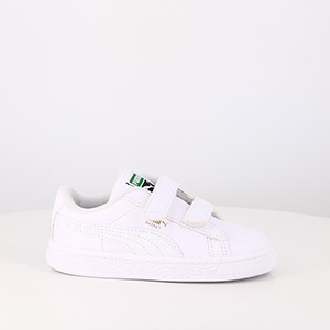 BIRKENSTOCK SOCQUETTES SPORT COTON BIO WHITE PUMA BEBE BASKET CLASSIC XXI V PUMA WHITE PUMA WHITE:BLANC