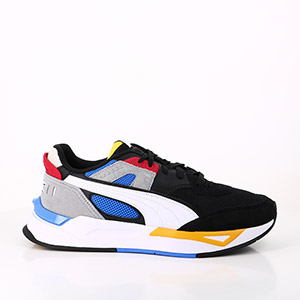 MEDUSE ENFANT SKIPPY JAUNE BLANC PUMA MIRAGE SPORT REMIX PUMA WHITE PUMA BLACK:MULTICOULEUR