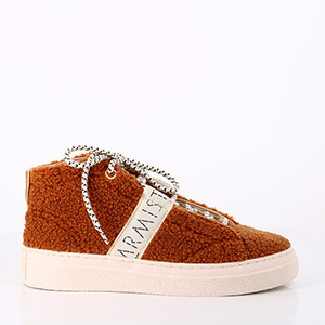 BIRKENSTOCK BARBADOS EVA WHITE ARMISTICE ONYX MID W SHEEPY TAN:MARRON