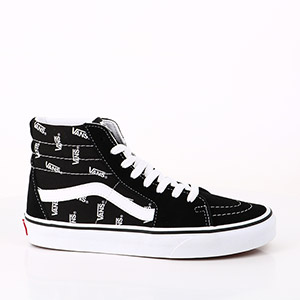 REEF J BAY III DARK BROWN VANS SK8 HI (VANS) BLACK TRUE WHITE:NOIR