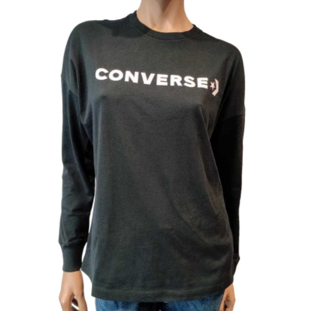 BIRKENSTOCK MAYARI CUIR FESTIVAL FUCHSIA CONVERSE TEE SHIRT SLEEVE LONG PUFF WORDMARK BLACK