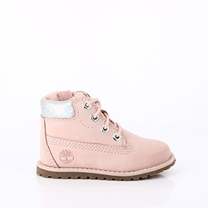 LES TROPEZIENNES EVY TERRE TEE SHIRT TIMBERLAND BEBE 6 INCH BOOT POKEY PINE ROSE CLAIR