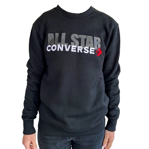THE HOFF ROTTERDAM CONVERSE SWEAT COLLE ROND ALL STAR BLACK:NOIR
