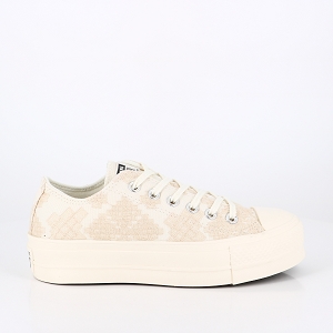 REEF STUYAK BROWN CONVERSE LIFT OX VINTAGE WHITE EGRET EGRET CREAM:BLANC