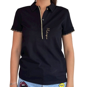 LES TROPEZIENNES CEINTURE PERFORE NOIR LES TROPEZIENNES RUBIE NOIR POLO