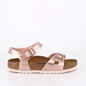 THE HOFF MILWAUKEE WOMAN BIRKENSTOCK RIO ELECTRIC METALLIC COPPER