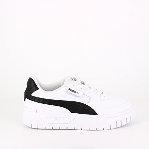 PUMA CALI DREAM LTH WNS BLANC NOIR<br>BLANC