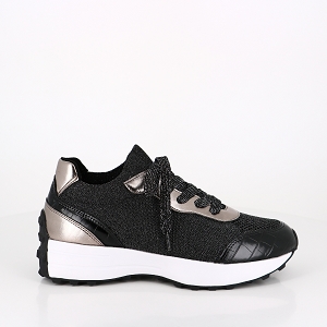 PUMA FUTURE RIDER PLAY ON BLACK REQINS IMPALA CROCHET LAME NOIR ARGENT