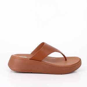 BIRKENSTOCK SYDNEY CUSHION BUCKLE GRACEFUL PEARL WHITE FITFLOP F MODE PLATFORM EN CUIR LIGHT TAN