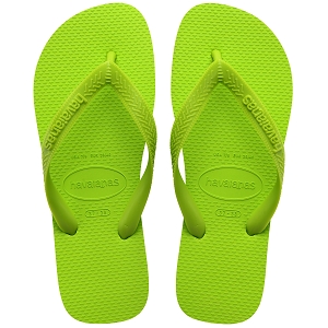 LES TROPEZIENNES BADEN  OR HAVAIANAS TOP LEMON GREEN