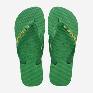 VICTORIA  8800105 NEGRO HAVAIANAS BRASIL LOGO NEON PATRIA GREEN YELLOW CITRICO