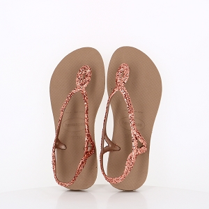 HAVAIANAS ENFANT TOP DISNEY PINK ELECTRIC HAVAIANAS LUNA PREMIUM ROSE GOLD:CUIVRE