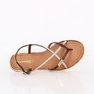 COLLONIL SEMELLE ENFANT LES TROPEZIENNES MONACO TAN OR CRAQUELE:OR