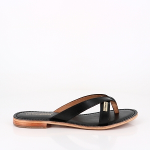BIRKENSTOCK FRANCA BRAIDED COGNAC LES TROPEZIENNES HISHIRO NOIR