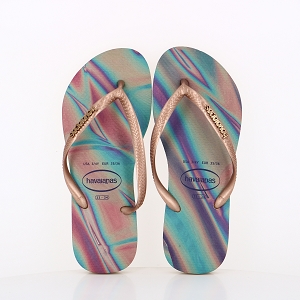 BIRKENSTOCK BOSTON EVA EGGSHELL HAVAIANAS ENFANT SLIM IRIDESCENT SAND GREY:BEIGE