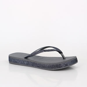 REEF CUSHION LUX TOFFE HAVAIANAS SLIM FLATFORM SPARKLE STEELGREY:GRIS