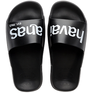BIRKENSTOCK GIZEH BF PATENT SAND HAVAIANAS SLIDE CLASSIC LOGOMANIA BLACK BLACK