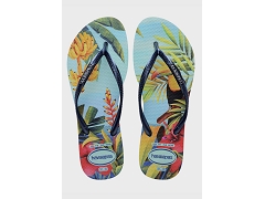 HAVAIANAS HAVAIANAS SLIM TROPICAL BLUE BLUE<br>