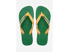 HAVAIANAS HAVAIANAS BRASIL LOGO GREEN YELLOW<br>