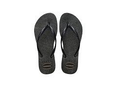 HAVAIANAS HAVAIANAS SLIM GLOSS BLACK SILVER<br>